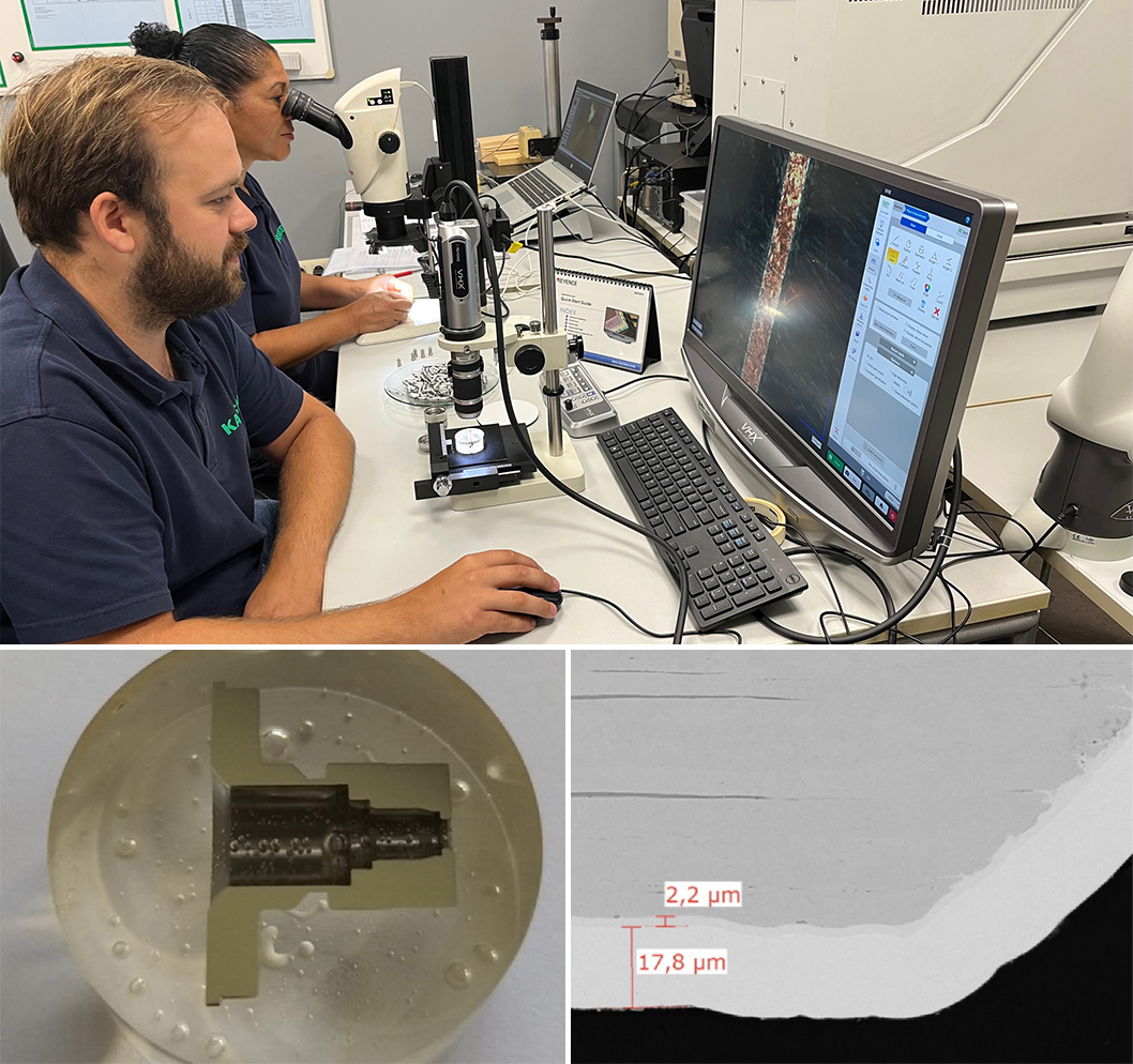 'Un nouveau microscope métallurgique pour Kanigen Group