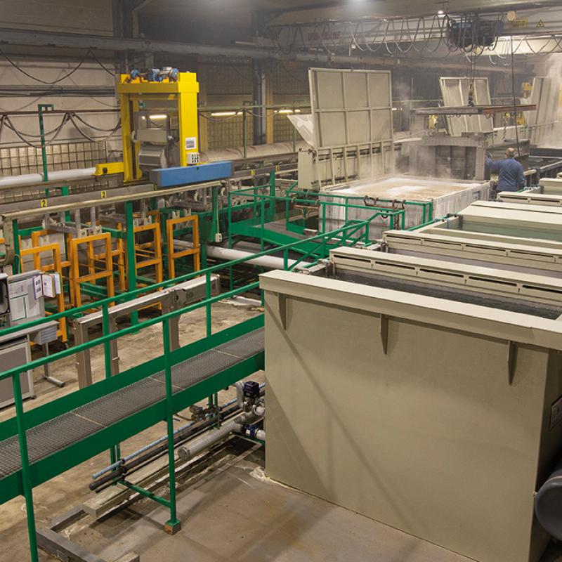 Nieuw voorbehandelingslijn voor aluminium